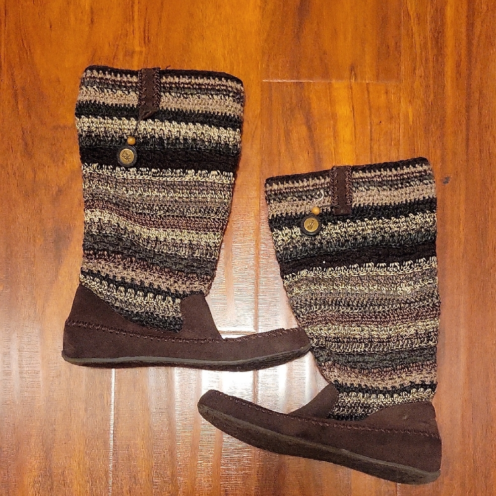 The Sak Multicolor Knit Winter Boots